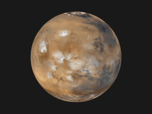 Mars with Polar region